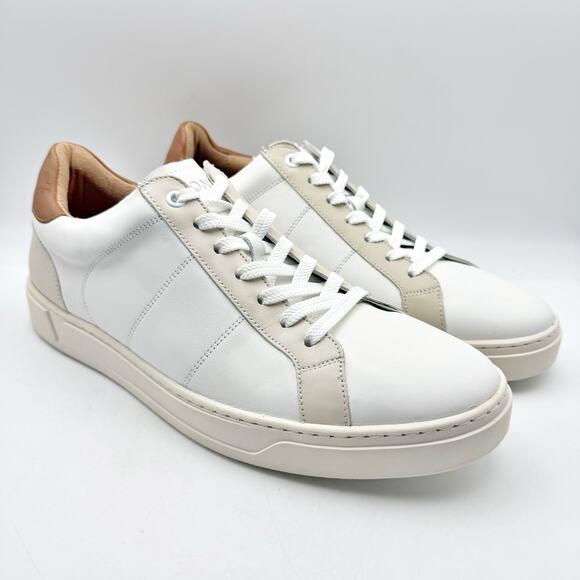 Vionic Mens Lucas ll Sneakers US 11 EU 44 White Leather NWOB - Picture 5 of 12
